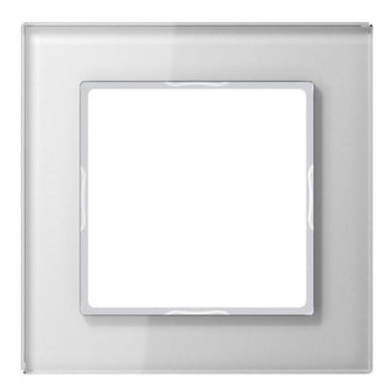 Рамка на 1 пост, стекло, Эра Elegance, белый+бел, 14-5101-01 8252386
