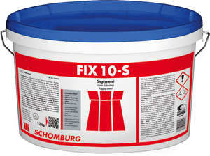 FIX 10-S Закупоривающий, быстросхватывающийся цемент, 6 кг ведро, Schomburg