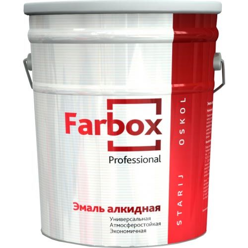 Эмаль Farbox / Фарбокс ПФ-115 Черная (20 кг)