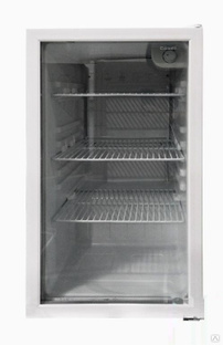 Шкаф холодильный со стеклом Cooleq Tbc-85 белый #1