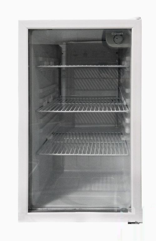 Шкаф холодильный со стеклом Cooleq Tbc-85 белый