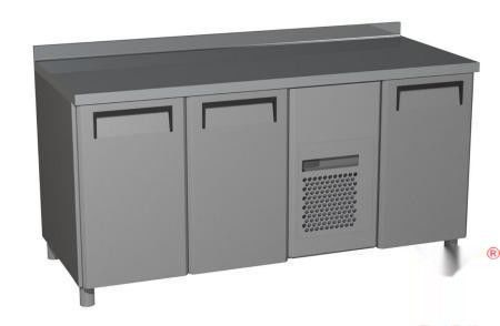Стол холодильный T70 M3-1 9006-2 серый (3Gn/Nt полюс) борт