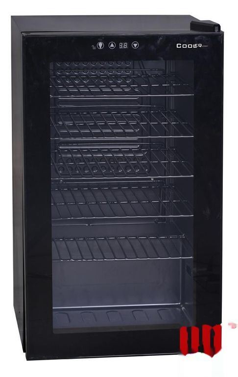 Шкаф холодильный со стеклом Cooleq Tbc-65 черный