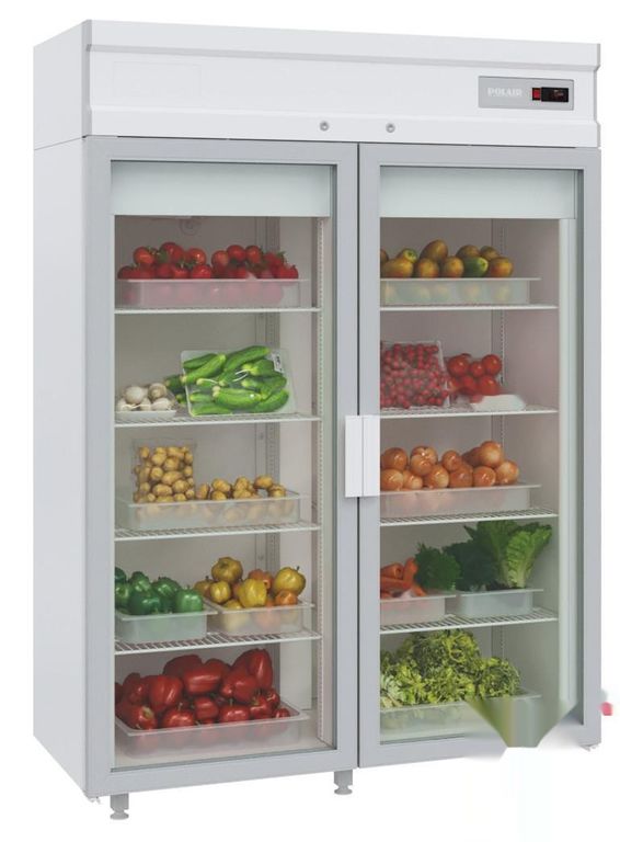 Шкаф холодильный со стеклом Polair Dm110-S без канапе