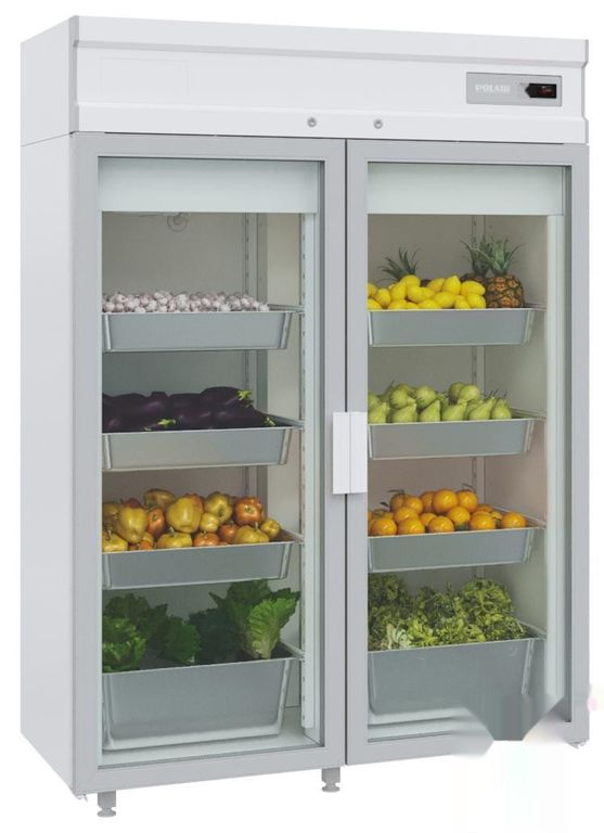 Шкаф холодильный со стеклом Polair Dm114-S без канапе