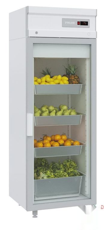 Шкаф холодильный со стеклом Polair Dm107-S без канапе