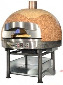 Печь для пиццы Morello Forni на дровах/электрика Mixe130 Сupola Mosaic