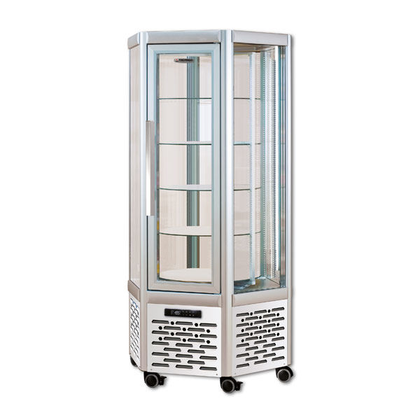 Витрина холодильная напольная, ротационная объемом 570 л, с 5 полками, с подсветкой Tecfrigo Snelle