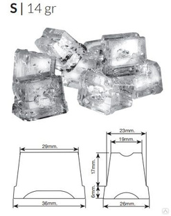 Льдогенератор кубикового льда Gourmet 22 кг/сут с корпусом из пластифициорованной стали Ice Tech SK2 #1