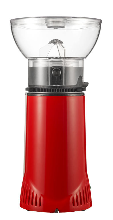 Кофемолка с бункером для зерна 1 кг с красным корпусом из ABS пластика Cunill Tranquilo Tron M1101-T