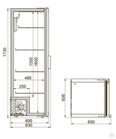Шкаф холодильный марихолодмаш капри п 390м