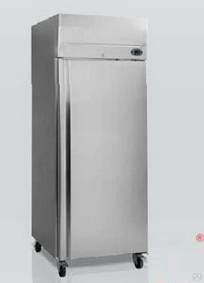 Шкаф холодильный с глухой дверью Tefcold Rk710 нержавеющий #1