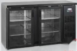 Шкаф холодильный со стеклом Tefcold Cbc210G барный черный