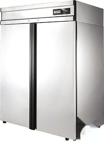 Шкаф холодильный с глухой дверью Polair Cv110-G нержавеющий
