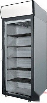 Шкаф холодильный со стеклом Polair Dm107-G нержавеющий