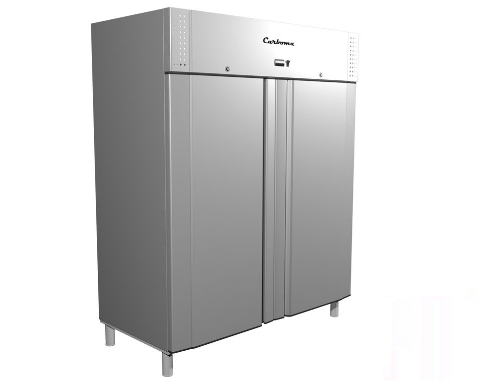 Шкаф холодильный с глухой дверью Carboma V1400 Ral9006