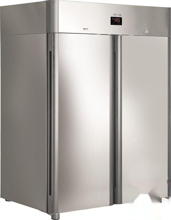 Шкаф холодильный с глухой дверью Polair Cm110-Gm нержавеющий