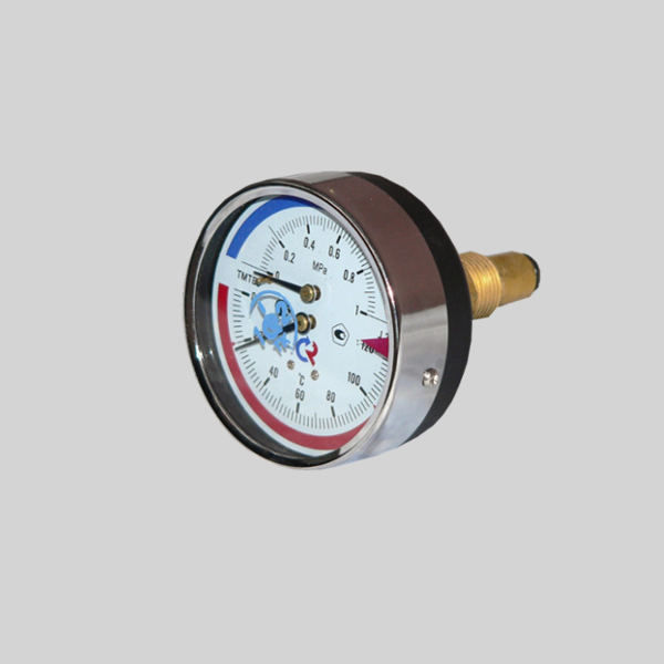 Термоманометр ТМТБ-41Т, (0-120С) (0-2,5МРа) G1/2
