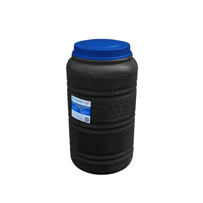 Емкость узкая пластиковая ОВ 100 литров Aquaplast черная