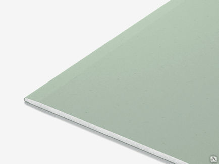 Гипсокартонный лист влагоогнестойкий Кнауф (ГСП-DFН2) 2500х1200х12,5 мм