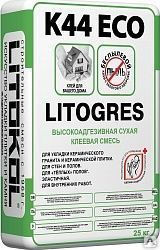 Клей для керамогранита Литокол К44 LITOGRES K44 ECO и теплых полов, 25 кг