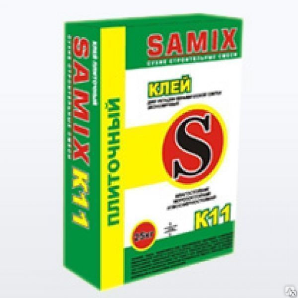 Плиточный клей для внутренних и наружных работ SAMIX К11, 25 кг