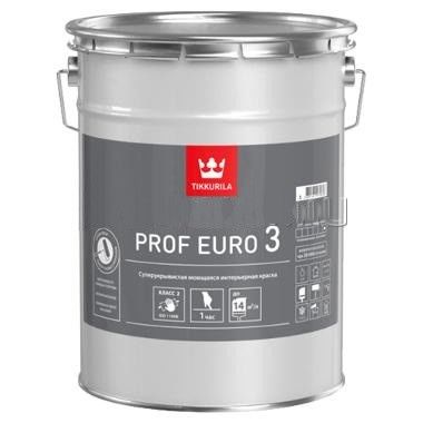 Краска интерьерная PROF EURO 3 A глубоко матовая 18 л
