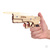 Резинкострел из дерева макет стреляющий пистолет GLOCK Компакт #4
