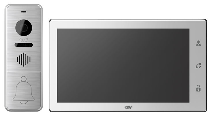 CTV-DP4706AHD W (белый), комплект видеодомофона