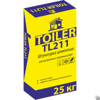 Штукатурка цементная TOILER TL 211-25кг