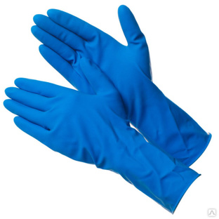 Перчатки латексные синие High Risk S,M,L,XL (25) 