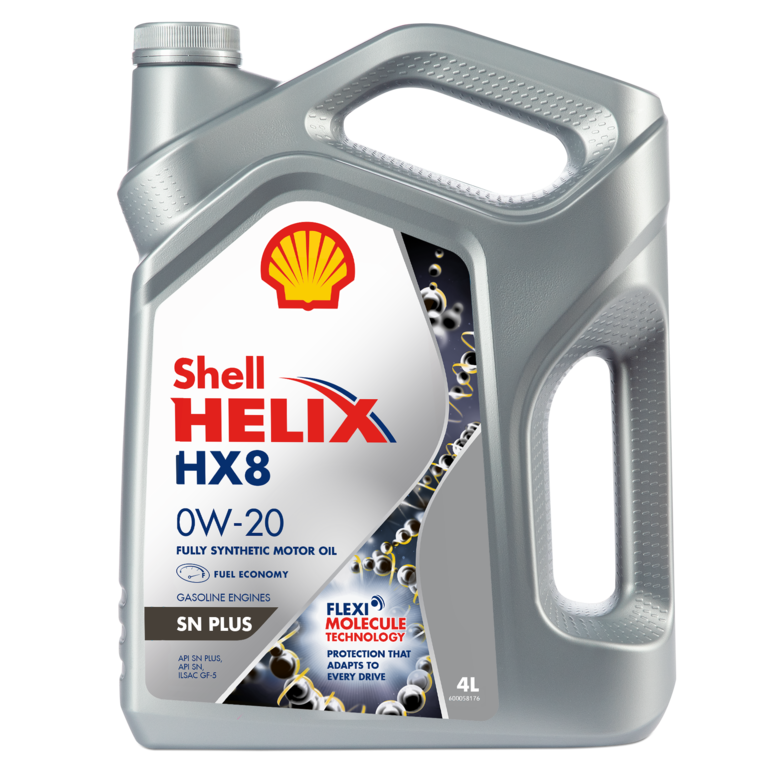 Масло моторное Shell Helix HX8 SN Plus 0W-20 (4 л)
