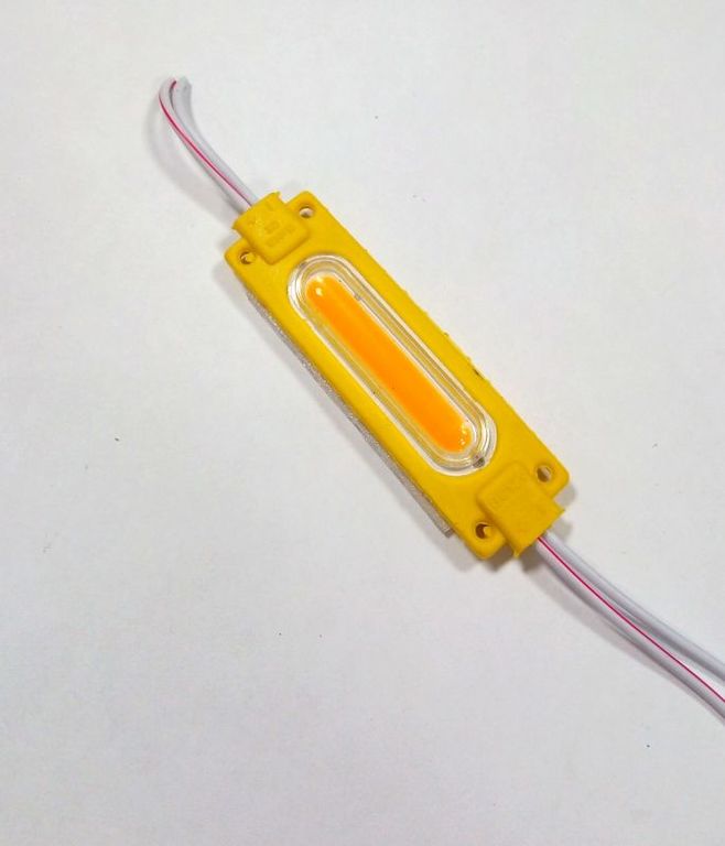 Светодиодный модуль 12V 1,5W COB цвет желтый