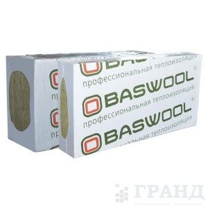 Теплоизоляция BASWOOL Лайт-45 1200х600х100 (4,32м2/0,432м3/6 пл.)