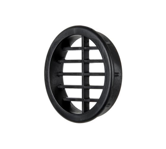 Вентиляционная решётка круглая вентиляционная d=47 мм черная Volpato 2190-443-NR