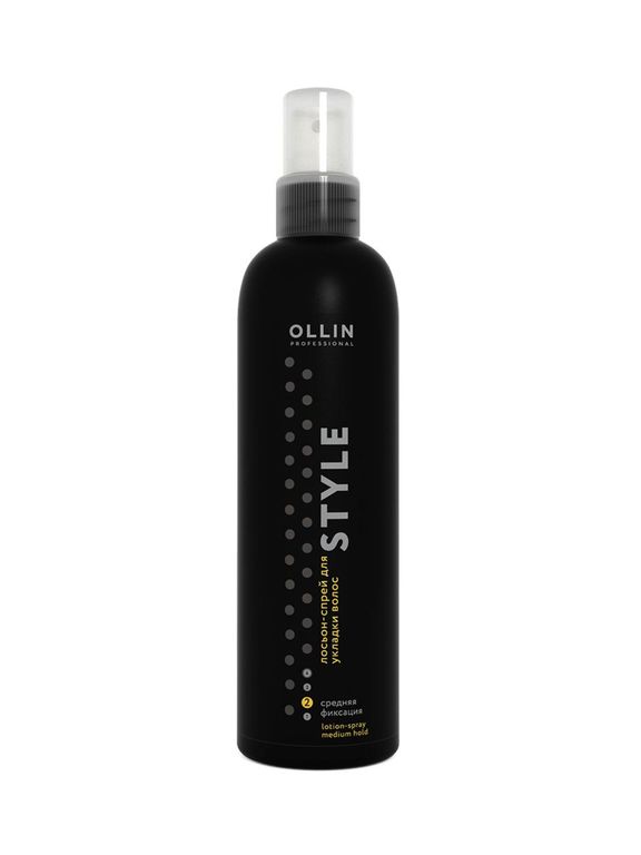 OLLIN STYLE Лосьон-спрей для волос средней фиксации 250мл