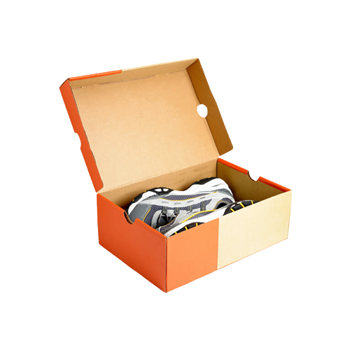 Коробка самосборная обувная для туфель 325х185х120 мм