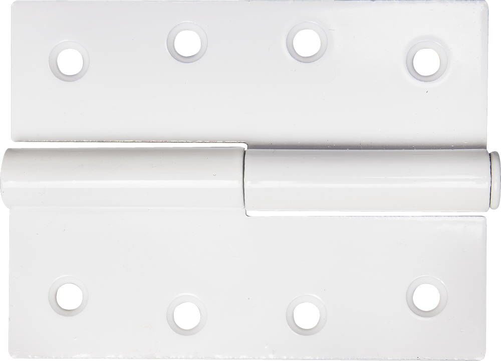 Карточная петля STAYER 100x75x3.0 мм, разъемная, левая, цвет белый (37613-100-2L)