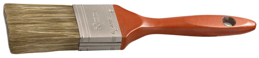 Кисть плоская STAYER LASUR-LUX 50 мм, 2″ смешанная щетина, деревянная ручка (01051-050)