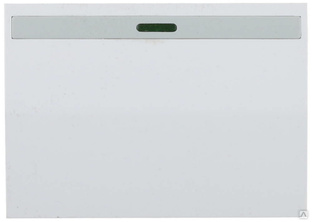 СВЕТОЗАР Эффект, без вставки и рамки, Одноклавишный выключатель (SV-54438-W) 