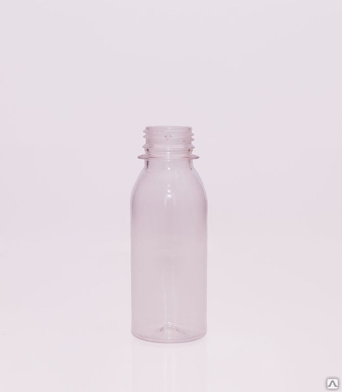 Бутылка 0,1 л пластиковая светлая