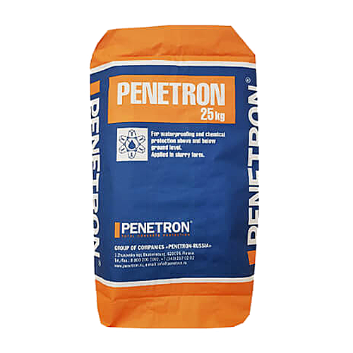 Пенетрон – проникающая гидроизоляция бетона, мешок 25 кг