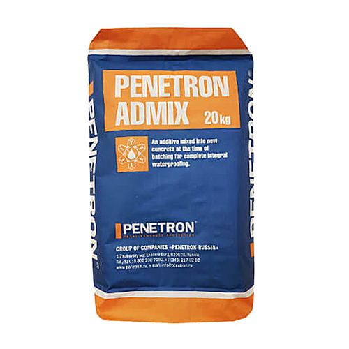Пенетрон Адмикс - гидроизоляционная добавка в бетон, мешок 20 кг