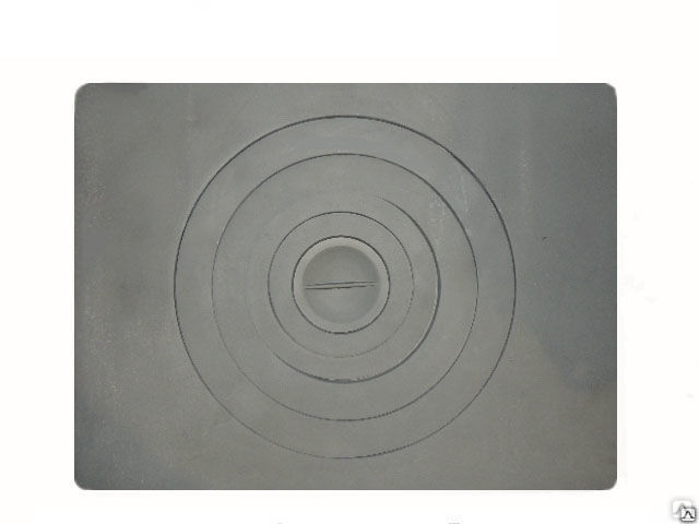 Плита чугунная одноконфорочная П1-5 705х530 мм