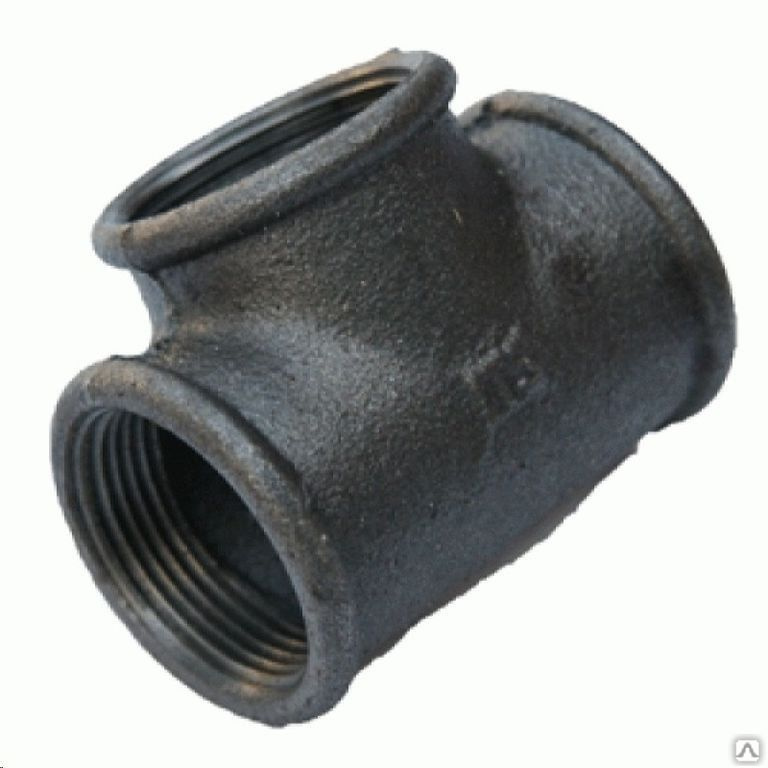 Тройник муфтовый чугунный ду 25 ру 16, цена в Казани от компании Технохим