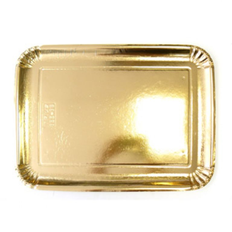 Поднос ЭЛИТ картон прямоугольный золото (210 мм, 148 мм) упак. 200 шт. Monteverdi