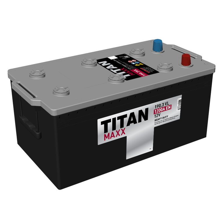Аккумуляторная батарея TITAN MAXX 6СТ-190.3 VL