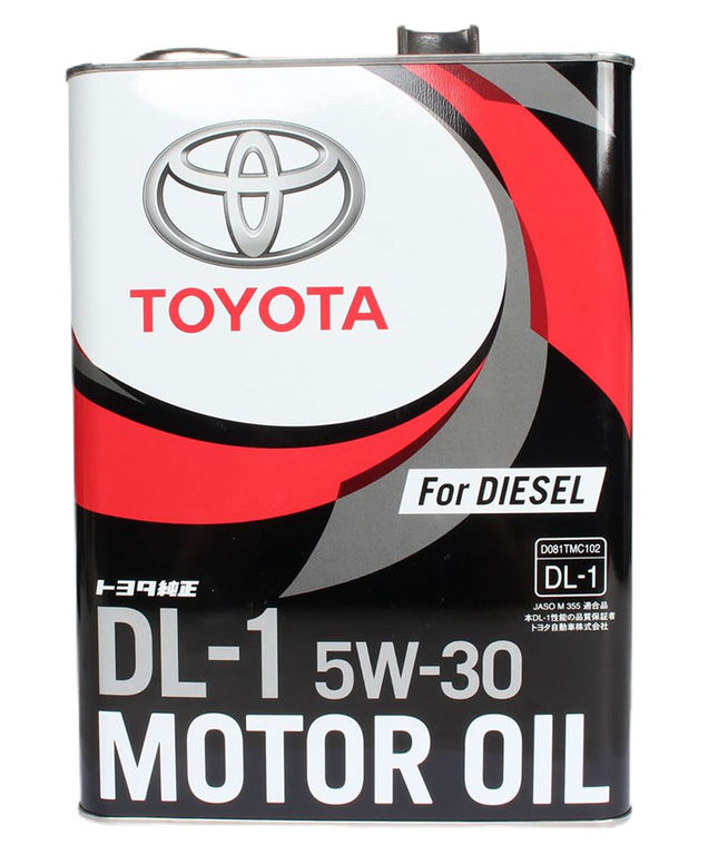 Масло моторное Toyota Diesel DL-1 5W-30 (4 л)