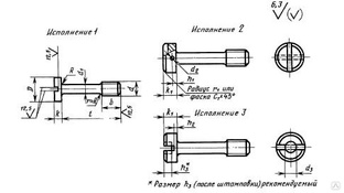 Винты по ГОСТ 10336-80 с цилиндрической головкой невыпадающие Сталь Бронза АМц9-2 