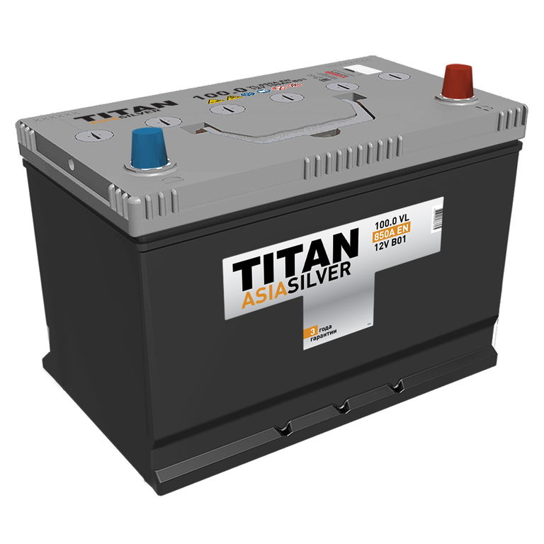 Аккумуляторная батарея TITAN ASIASILVER 6СТ-100.0 VL